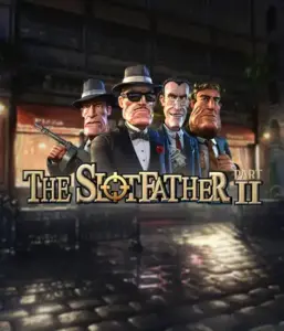 Step into the nefarious world of The Slotfather Part II game by Betsoft, featuring four iconic mafia characters in front of a moody urban backdrop. This image captures the intense atmosphere of the organized crime with its vivid character design and suspenseful setting. Perfect for players attracted to mafia stories, offering a captivating escape. 